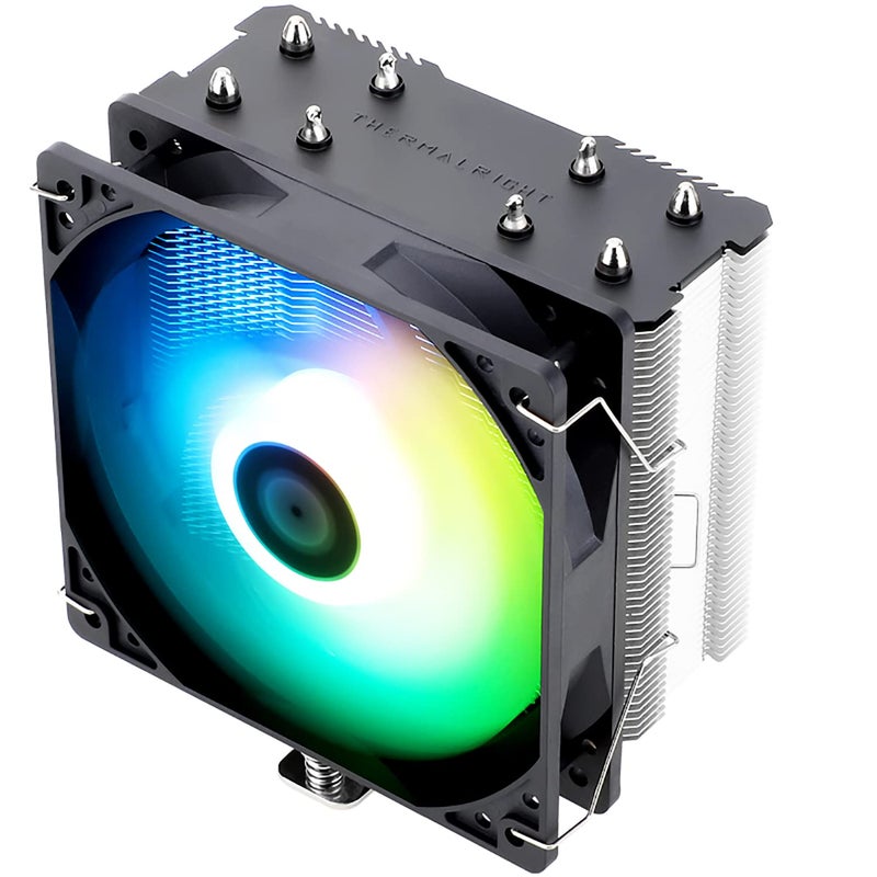 Thermalright مبرد الهواء للمعالج Assassin X120 Refined SE ARGB، 4 أنابيب حرارية، مروحة TL-C12C-S PWM، غطاء مبرد من الألمنيوم، تقنية AGHP، لدعم AMD AM4/AM5/Intel LGA 1150/1151/1155/1851/1200/1700 (SE ARGB) - Image 1